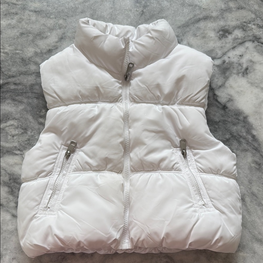 H&M Kids White Puffer Vest